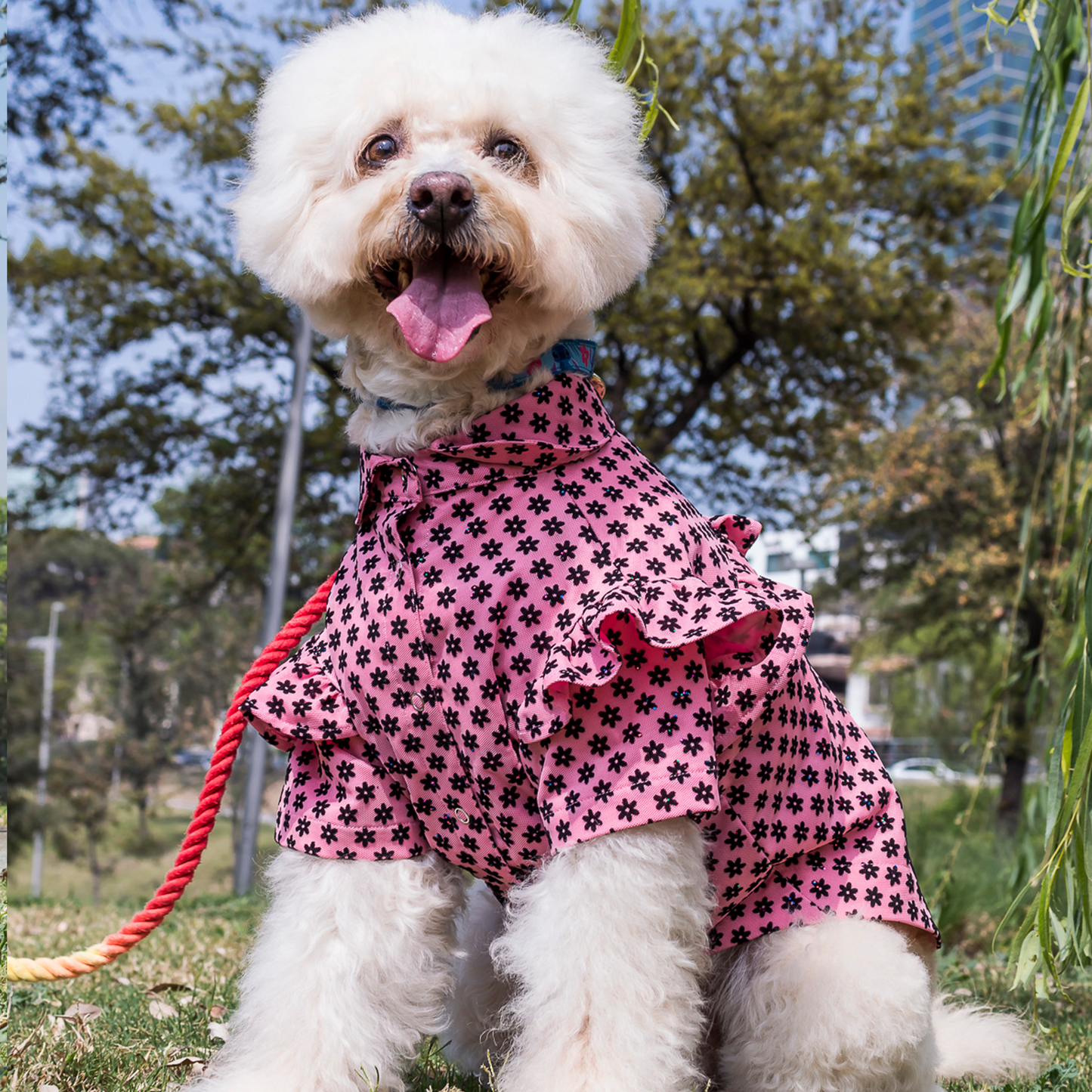 Camisa Flores Pink